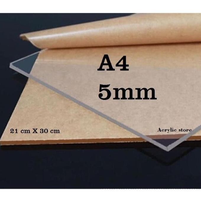 

Akrilik Lembaran 5Mm Bening Ukuran A4 (21 Cm X 30 Cm) Promo