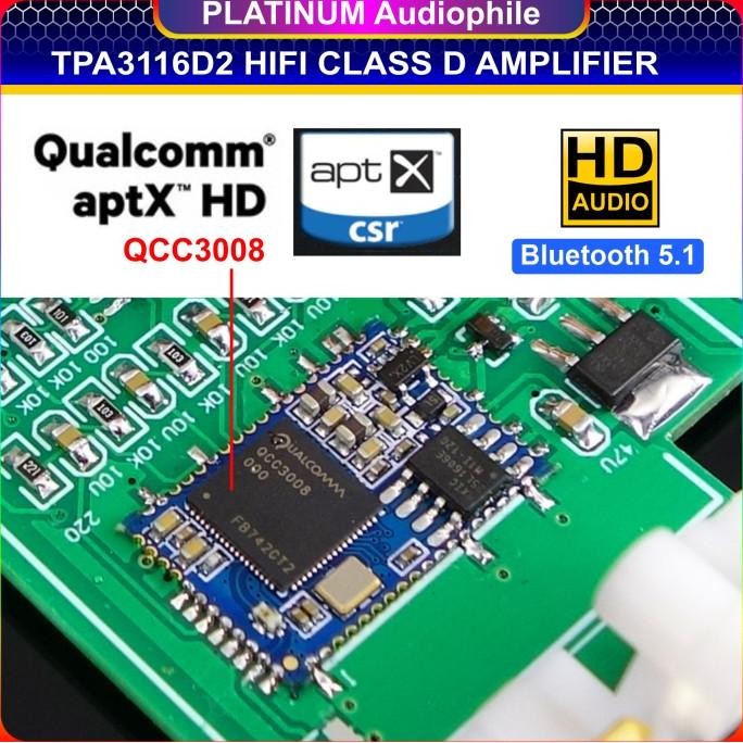 Bluetooth 5.0 Amplifier Class D 2X50W Tpa3116 Class D Amplifier Original