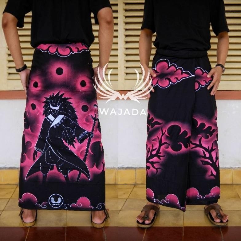 Sarung Lukis Anime Naruto Motif Madara Wajada Terbaru