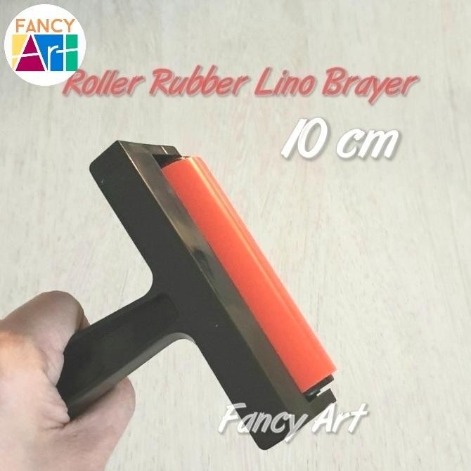 

V-TEC Roll Rubber Lino Brayer 10cm - Roller Lukis by Radhiant official