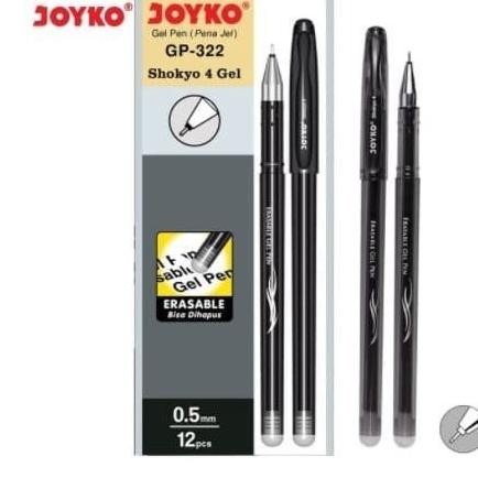 

Erasable Gel Pen Pulpen Bisa Dihapus Joyko GP-322 Shokyo 4 Gel 12 Pcs by Radhiant official
