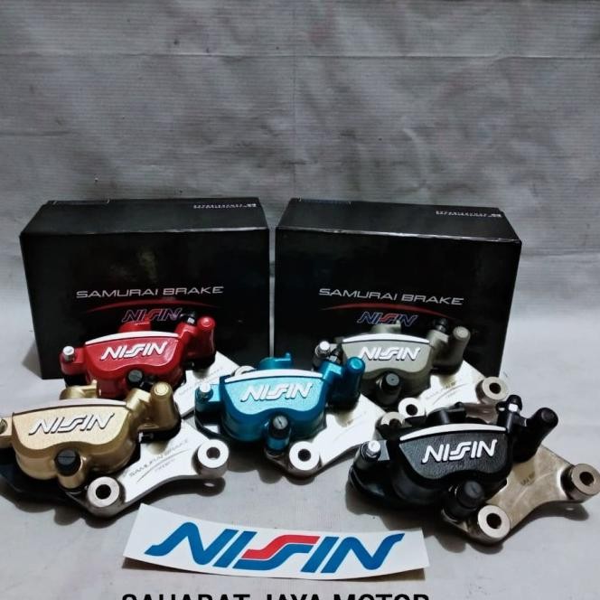 Kaliper Depan Nissin Samurai 2 Piston Jupiter Z Lama Rx King New Nouvo