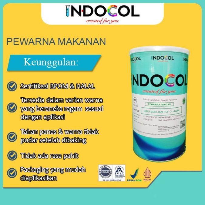 

TERSEDIA Pewarna Makanan INDOCOL COKLAT HT (BROWN HT)