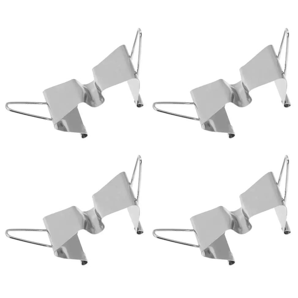 

4 Pcs Canvas Clip Carrier Wet Holder Clamp Artist Clamps Oil Painting Supply Stainless Steel For Separating