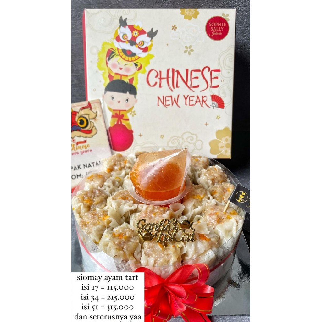 

Grosir Siomay Ayam Tart Hampers Imlek / Cny Edition - Ready
