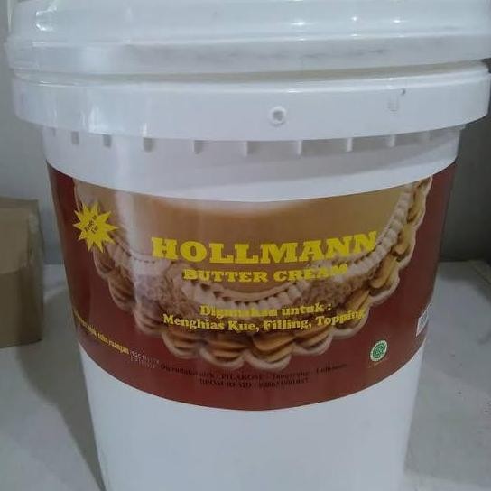 

TERSEDIA Hollmann Buttercream 8 kg pail / putih vanilla