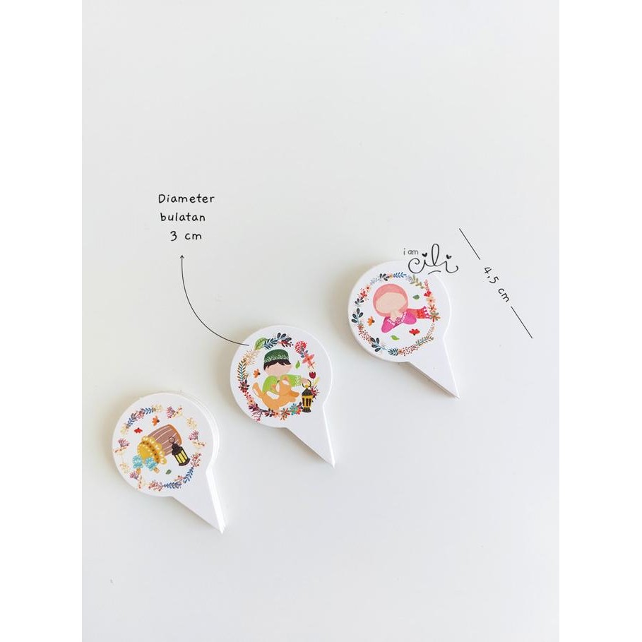 

(CT-IDULFITRI06) toper kue cupcake idulfitri lebaran (ISI 50)