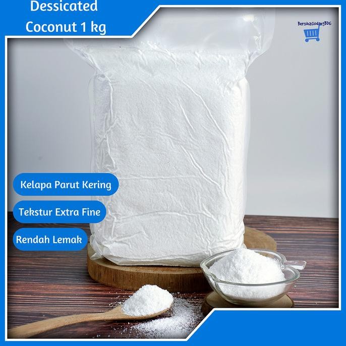

TERSEDIA Dessicated Coconut / Kelapa Parut Kering - 1 kg
