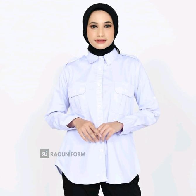 TERBARU BAJU KERJA LAPANGAN PRIA DAN WANITA/KEMEJA PDL LENGAN PANJANG/SERGAM PDL/BAJU SERAGAM KERJA 