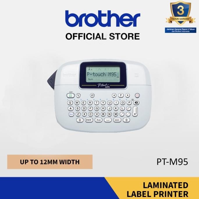 

Produk Baru!! BROTHER Printer Label PT M95 PTM95 / Handheld / Up to 12mm