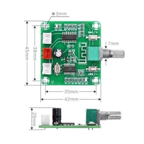 Xh-A158 Ultra Clear Bluetooth 5.0 Power Amplifier 2X 5W Board Pam8403 Original