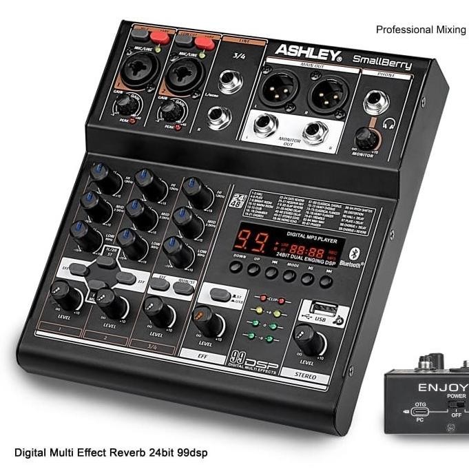 Baru MIXER ASHLEY 4 CHANNEL ORIGINAL