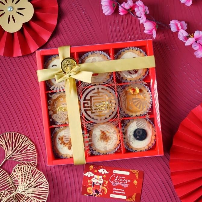 

Grosir Pie Cheese Cream Isi 9 Hampers Imlek