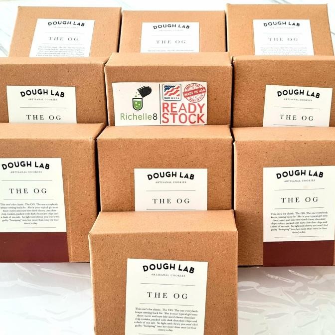 

Grosir The Og Box 10 / 20 / 30 / 60 Pcs Dough Lab Cookies
