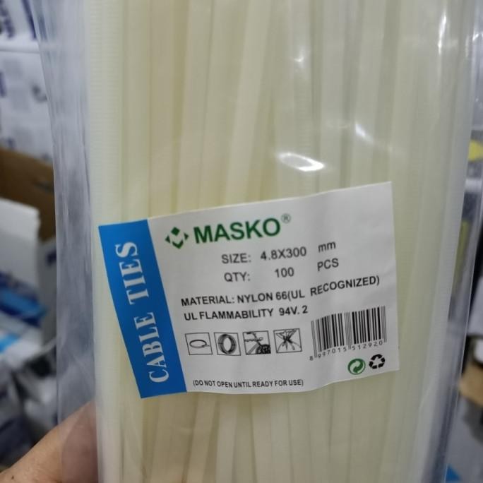 

Kabel ties tali tis tebal 300mm 4.8 x 300 mm 30 cm isi 100 pcs murah