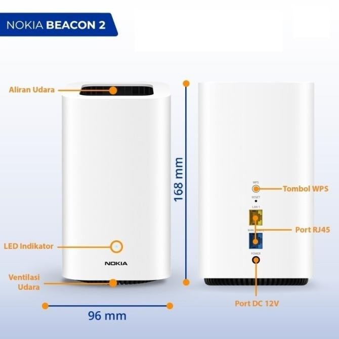 Murah Nokia Wifi Beacon 2 Home Wifi Gateway - Mesh Router Extender Repeater Non COD