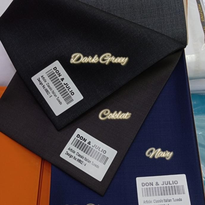 new  MEWAH Kain Celana / Jas Wool Pure 480's . Kain Wool Original Italy murah