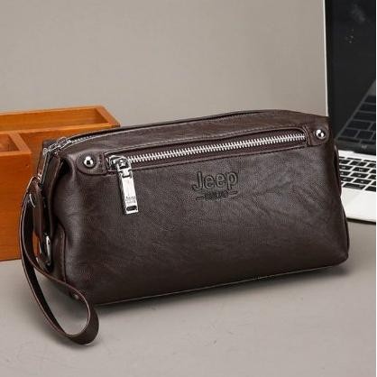 Handbag Tas Tangan Pria Retro Jeep Men Clutch Hand Bag Handbag bermutu