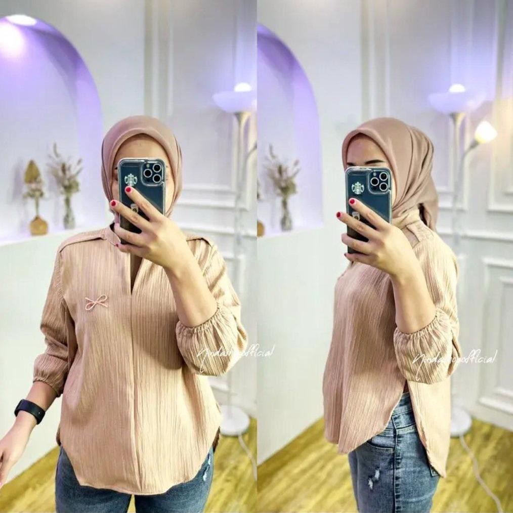 Livia Blouse // Blouse Wanita Polos