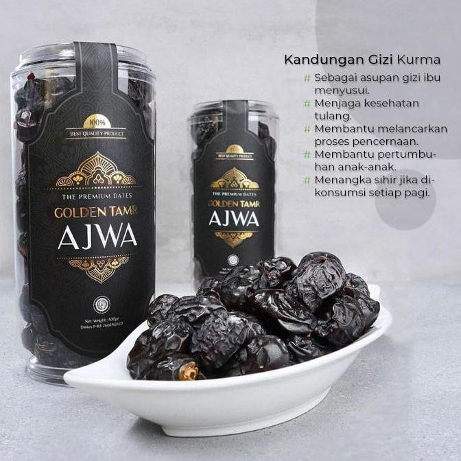 

Promo Golden Tamr Ajwa - Kurma Ajwa Golden 500Gr Food Snack
