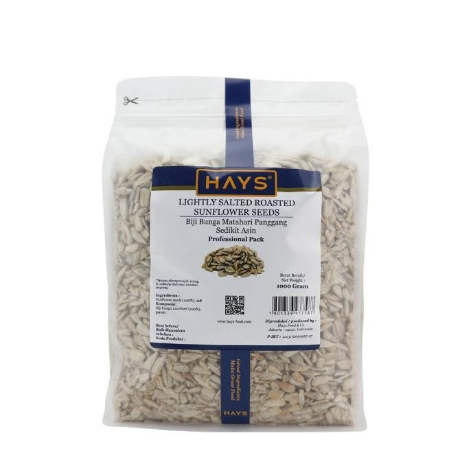

Promo Hays - Lightly Salted Roasted Sunflower Seed 1 Kg / Kuaci Panggang
