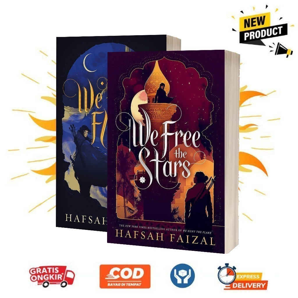SEPAKET We Hunt The Flame & We Free The Stars by Hafsah Faizal (English)