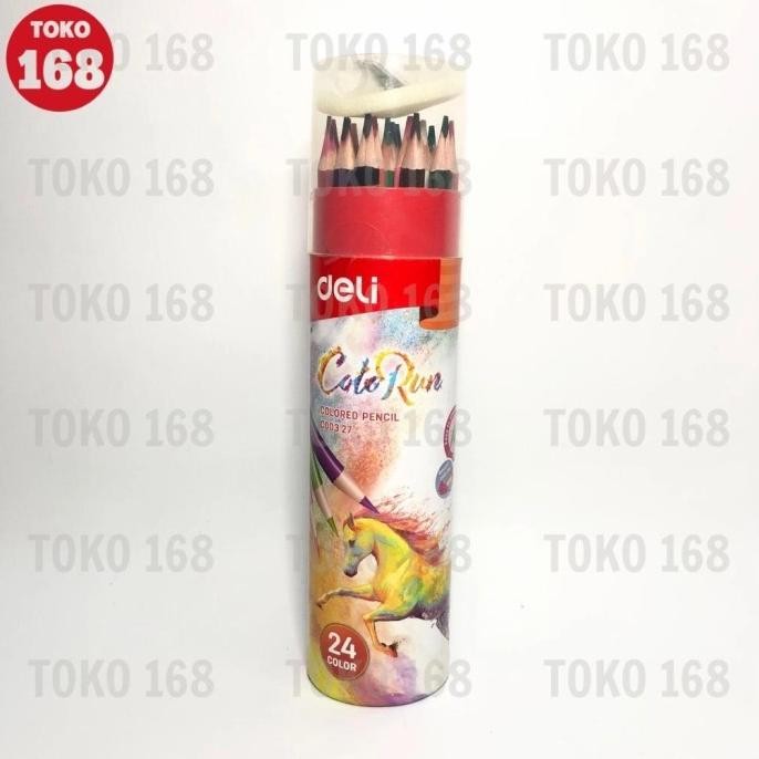 

Terbaru DELI Colored Pencil 24 Colors / Pensil Warna 24 Warna C00327 (TABUNG)