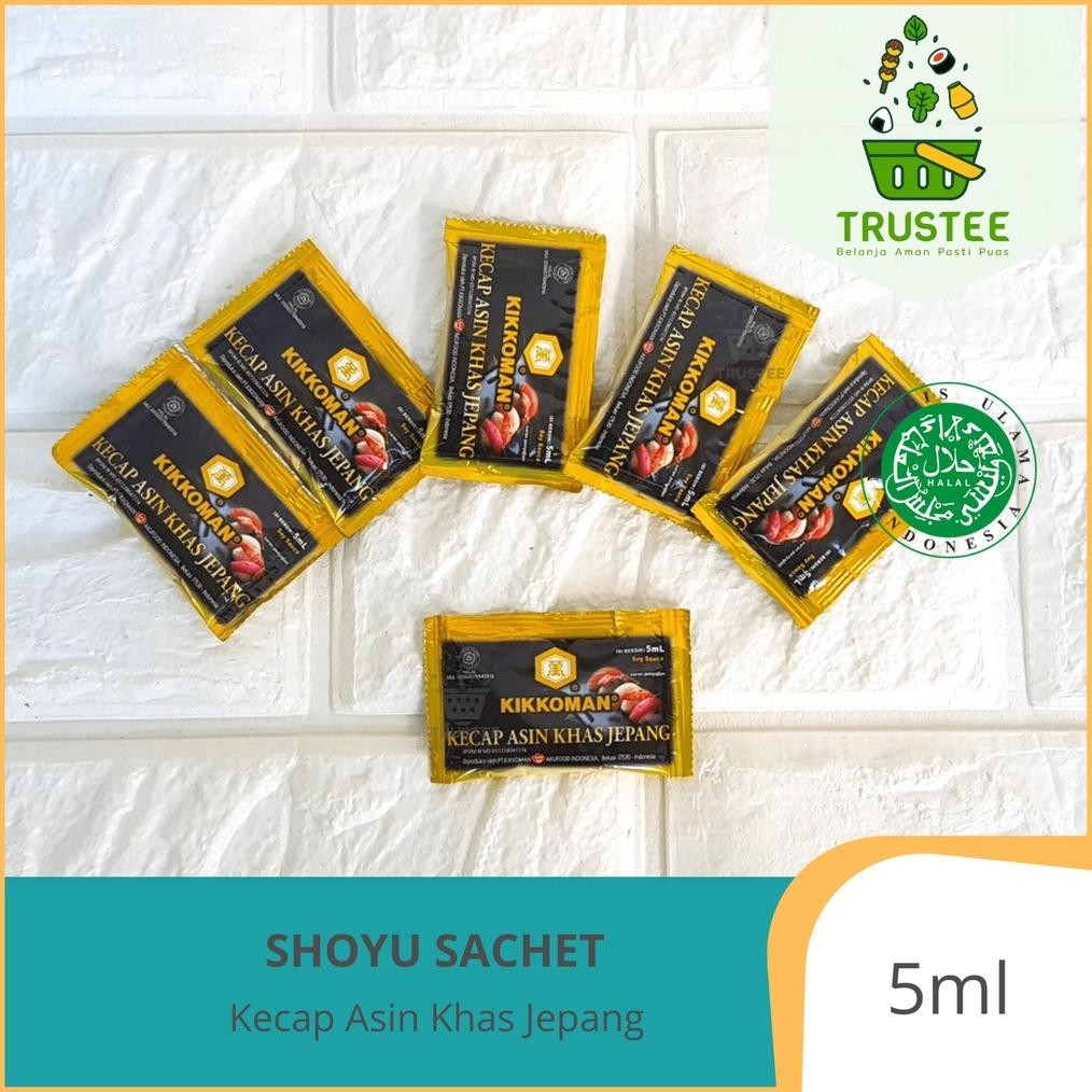 

Rhh-1823 Kikkoman Sachet Kecap Asin Jepang 5Ml Halal / Japanese Soy Sauce Tsuyu Shoyu Sushi Ramen Kikoman