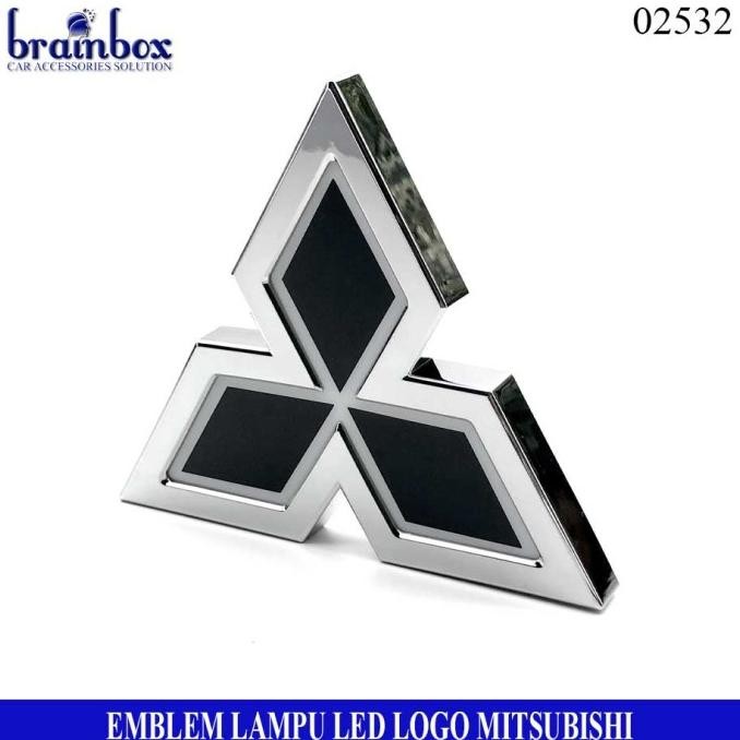 Terlaris High Quality Car Logo Light Mitsubishi Emblem Mobil Lampu Car Logo Led Ready Stok
