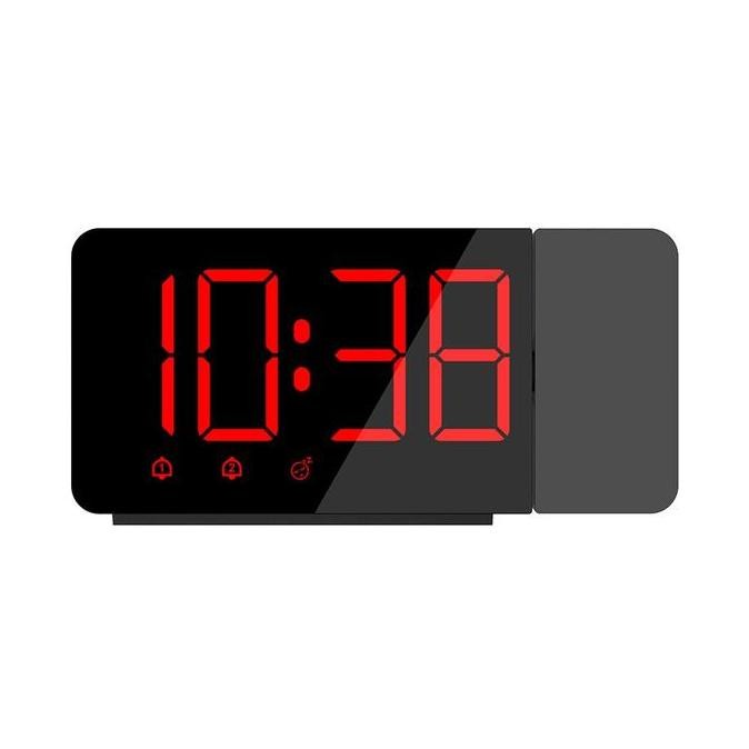 

AZKO Arthome Jam Meja Led Proyeksi Em3211 Desk Clock Jam Digital Aesthetic Dekorasi Meja Hiasan Rumah Tempat Komersial - Putih HFS