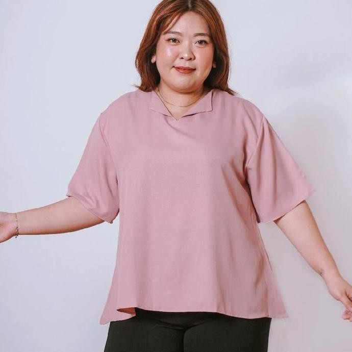 (Excellent) Lesty Blouse Atasan Jumbo Ld120 Blouse Jumbo Oversize Atasan Wanita Baju Wanita Atasan K