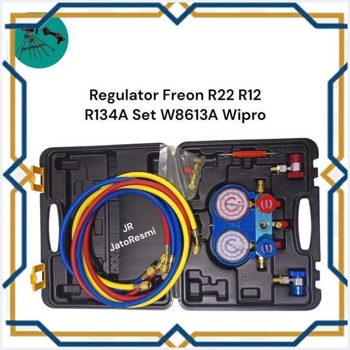 [JAT] REGULATOR FREON R22 R12 R134A W8613A WIPRO MANIFOLD
