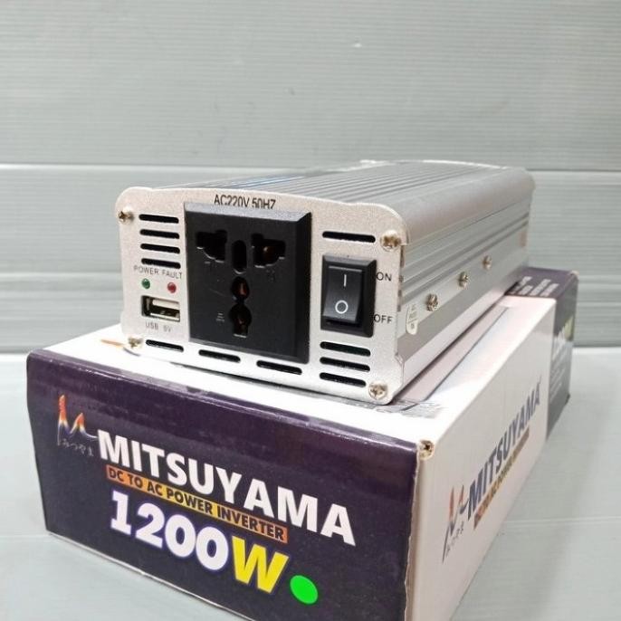 Spesial Power Inverter 1200 Watt Mitsuyama Dc To Ac Ms Inv 1200W Original