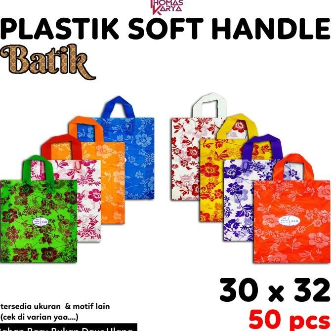 Produk Baru 30x32 cm KANTONG HIDANGAN (BUNGA) | Tas Plastik Hajatan Syukuran HD