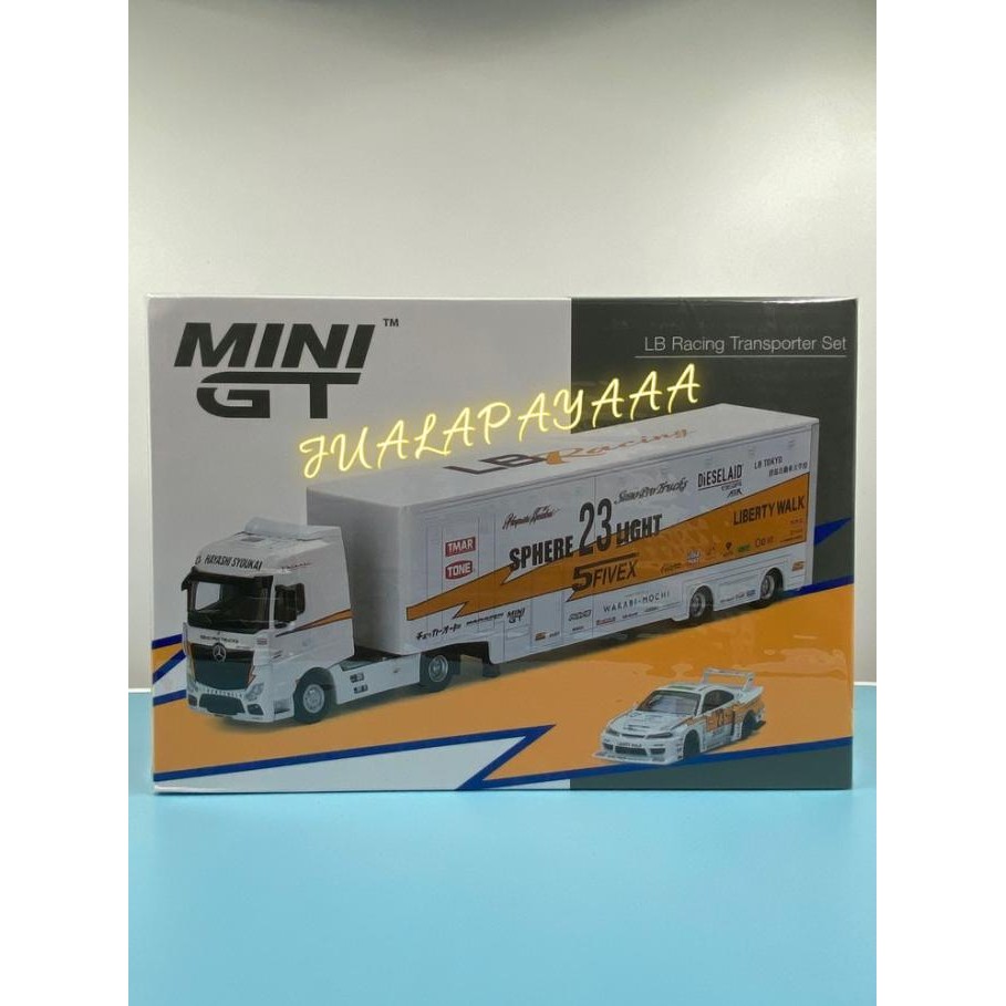 Sale Mini Gt 464 Mercedes Benz Actros Lbwk Truck Mini Gt 465 Nissan Silvia S15 Presentasion Lbwk Min