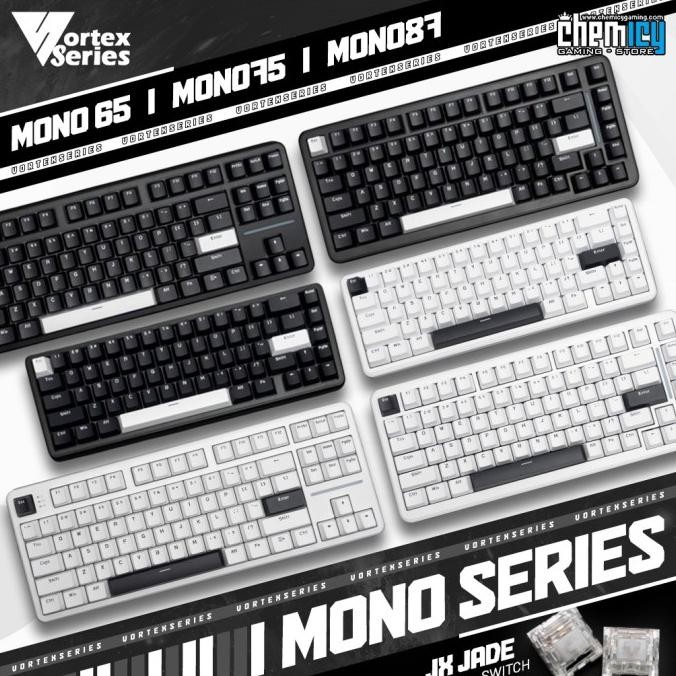 Vortex Series MONO Series MONO 65 / MONO 75 / MONO 87 Hotswappable Mechanicaal Gaming Keyboard