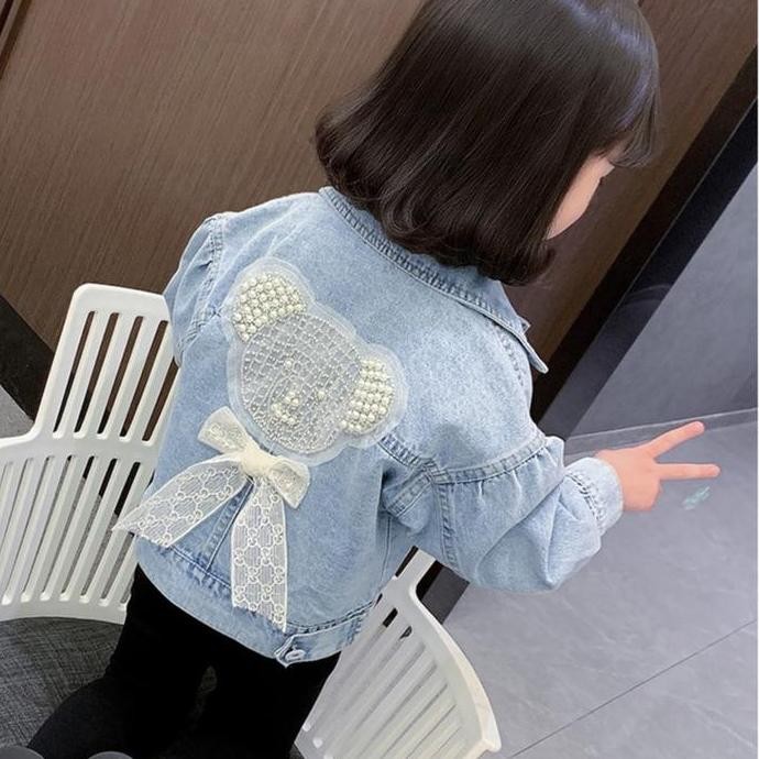Denim Jeans Jaket Anak Perempuan / Outer jeans anak perempuan