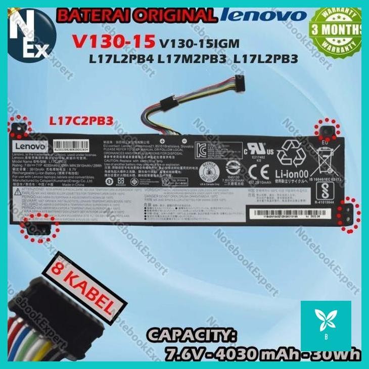 | AHN | Baterai Lenovo V130-15IGM V130-15IKB V330-15IKB V530-15IKB V530-15IKB