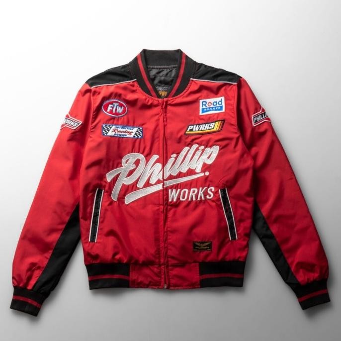 * Jacket Bomber Road Runner Racing Outter Jacket Racing Phillipworks ''