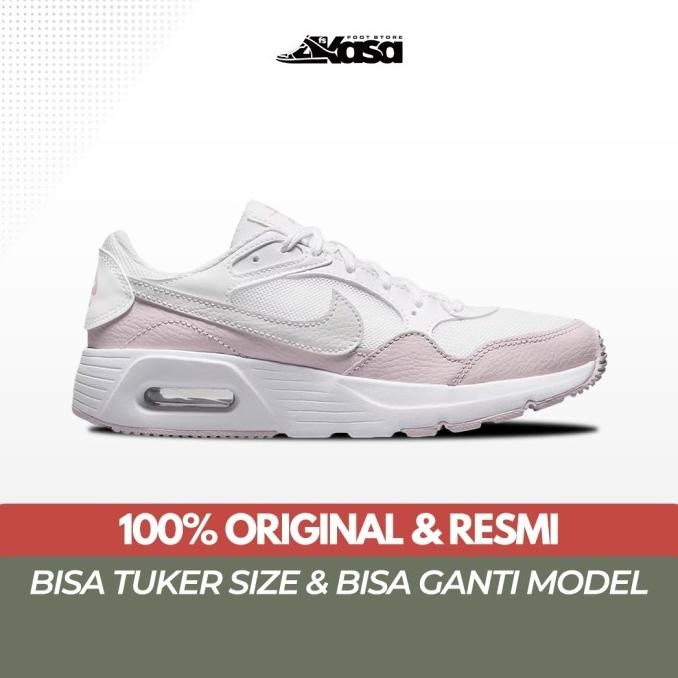 Sale Sepatu Sneakers Wanita Nike Air Max Sc White Pearl Pink Medium Soft Pink Summit White