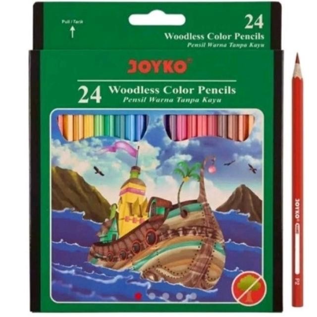 

Terbaru Pensil Warna JOYKO isi 24 / CP-115 Panjang