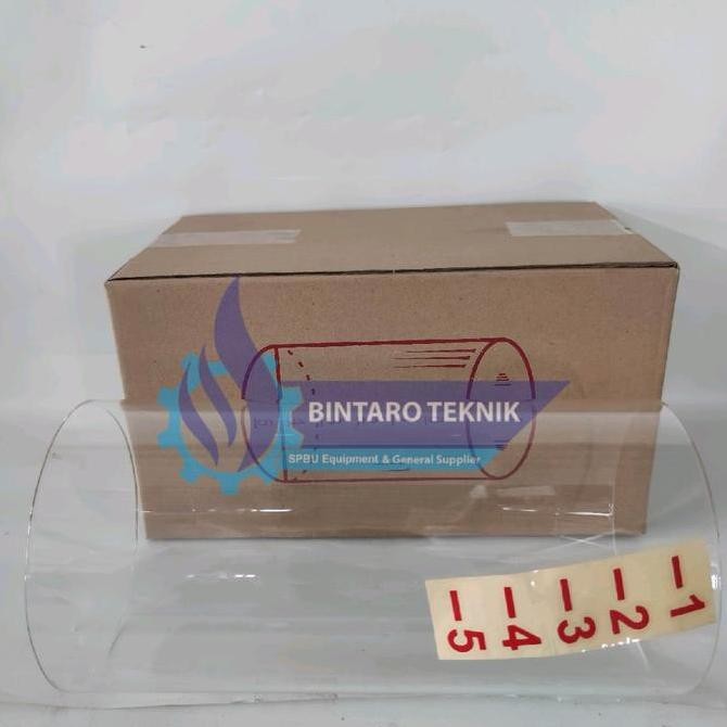 Ready Stock Tabung Kaca Pengganti Pertamini Pom Mini Manual 5L Engkol Kuat Tebal