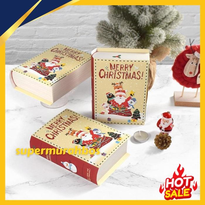 

PAOPAO PAPERBOOK PREMIUM MERRY CHRISTMAS NATAL BERBENTUK BUKU TEBAL CUTE BEST DEAL !!