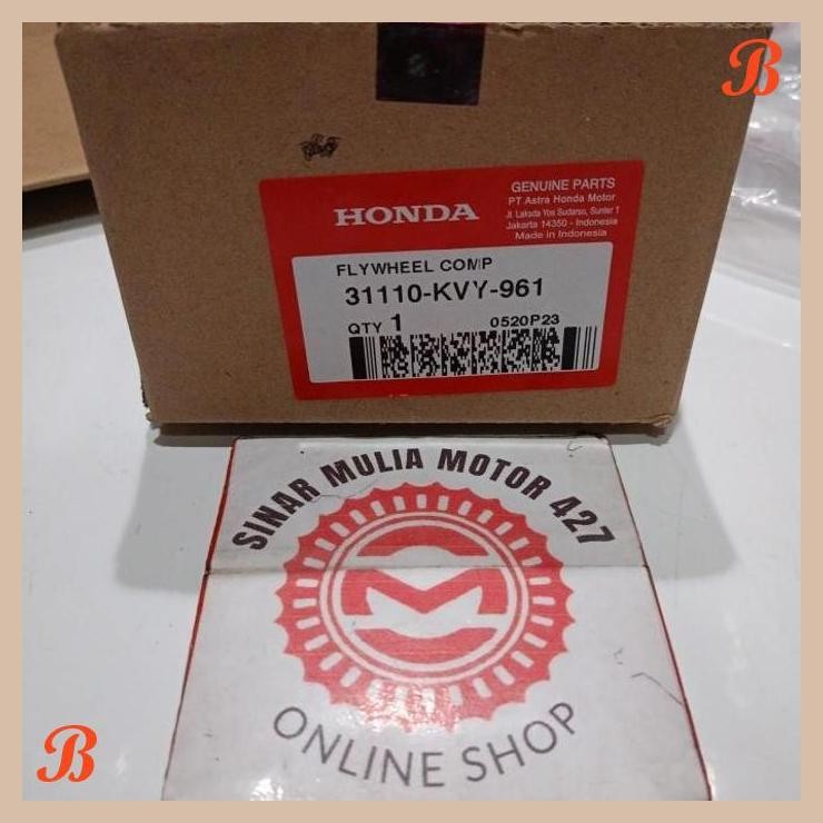 [SMM] FLYWHEEL COMP MAGNIT BEAT KARBU MAGNET SCOOPY KARBU ORI AHM 31110KVY96