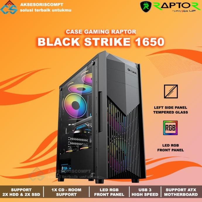 HARGA DISC - Casing Gaming PowerUp Raptor 1650 - Casing Gaming