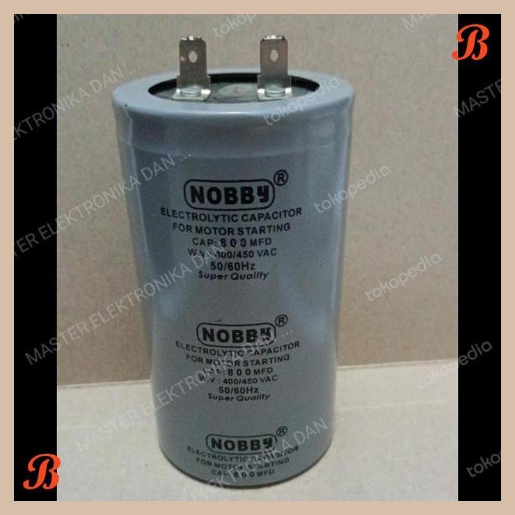 [MRD] 7014 KAPASITOR MOTOR STARTING 600MF 600 MF 450VAC 450 VAC NOBBY