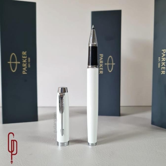 

Tersedia Pulpen Parker Im White Chrome Trim Ct Roller Ball Rb Original
