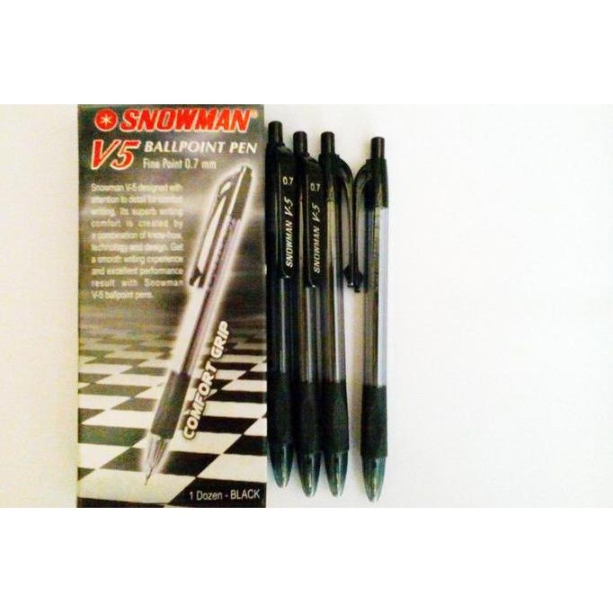 

Tersedia Pulpen Snowman V-5