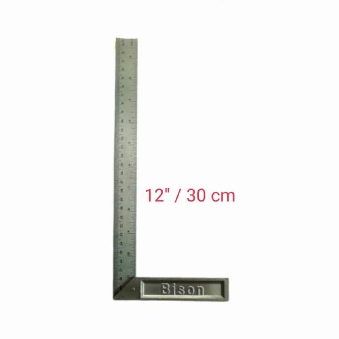 

siap kirim siku tukang 30 cm penggaris meteran pasekon 12 inch