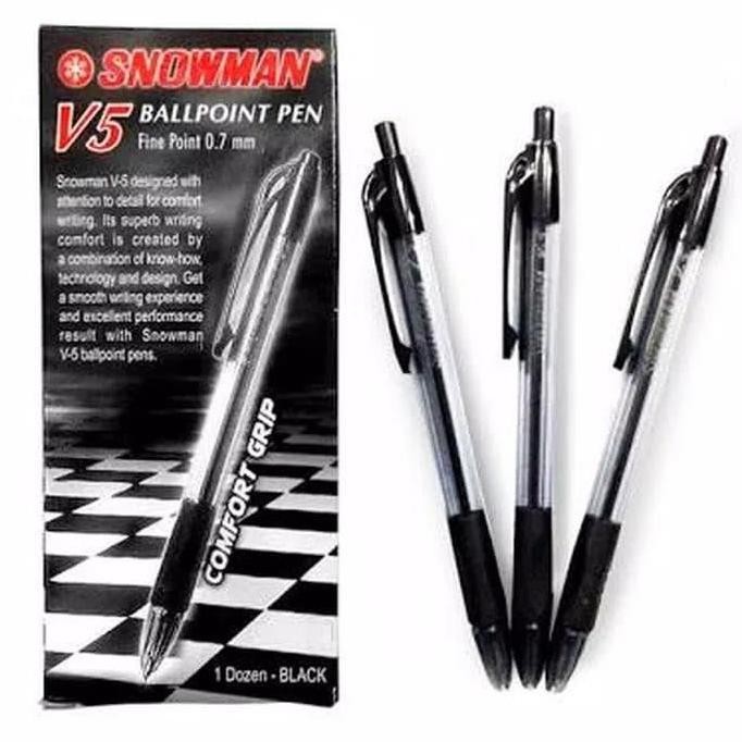 

Tersedia Pulpen Snowman V5 Hitam